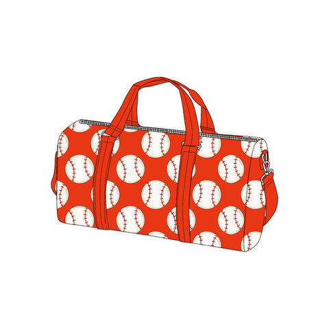 Preorder BA0378 Baseball Red Duffle Bag