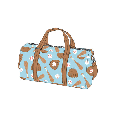 Preorder BA0379 Baseball Blue Duffle Bag