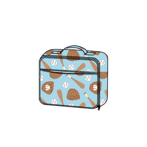 Preorder BA0381 Baseball Blue Lunch Box Bag