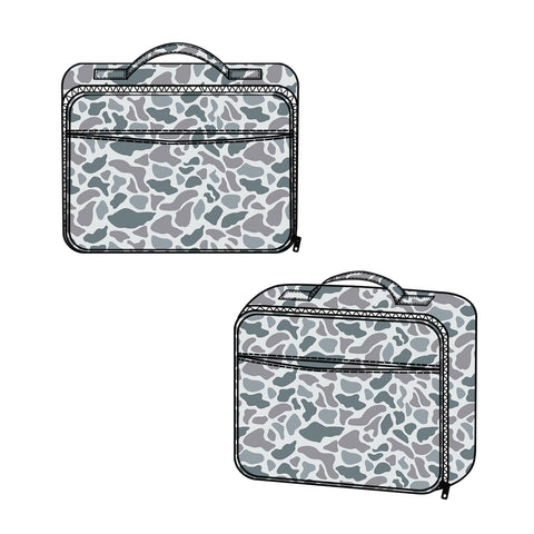 10.10 Pre-order BA0382 Camo grey Lunch Box