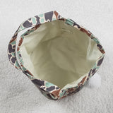 BA0387 Easter Rabbit Camo Basket Handbag Bag