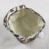 BA0387 Easter Rabbit Camo Basket Handbag Bag