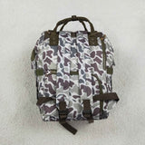 BA0403 Embroidery Hunting Dog Camo Diaper Bag Backpack