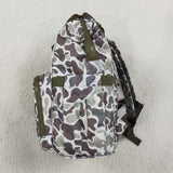 BA0403 Embroidery Hunting Dog Camo Diaper Bag Backpack