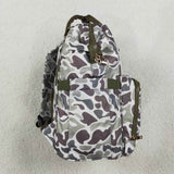 BA0403 Embroidery Hunting Dog Camo Diaper Bag Backpack