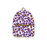 Preorder MOQ 5 pcs each color School Team Colors Leopard Kids Backpack Bag