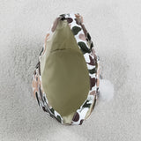 BA0466 Embroidery Easter Rabbit Camo Basket Handbag Bag