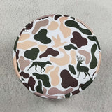 BA0466 Embroidery Easter Rabbit Camo Basket Handbag Bag