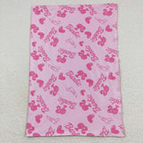 BL0039 Fashion Pink Barbie Newborn Baby Blanket