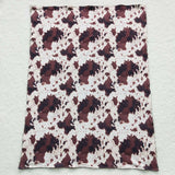 BL0058 Brown Cow Newborn Baby Blanket
