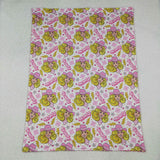 BL0067 HOWDY Hot Pink Newborn Baby Blanket