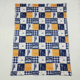 BL0075 Lineman Navy Blue Baby Blanket