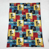 BL0078 Western Cowboy Newborn Baby Blanket