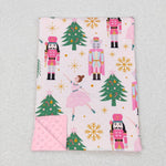 BL0086 Christmas Nutcracker Newborn Baby Blanket