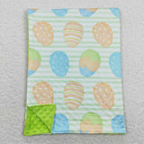 BL0102 Bunny Egg Green Newborn Baby Blanket