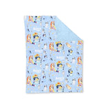 BL0131 Cartoon Blue Dog Baby Blanket