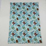 BL0175 Western Boots Cowboy Baby Newborn Blanket