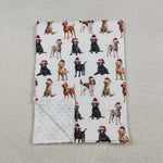 BL0176 Christmas Dog Baby Newborn Blanket
