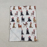 BL0176 Christmas Dog Baby Newborn Blanket