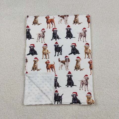 BL0176 Christmas Dog Baby Newborn Blanket