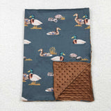 BL0186 Mallard Ducks Baby Newborn Blanket