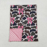 BL0189 Hunting Camo Bows Baby Newborn Blanket