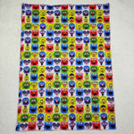 BL0196 Cartoon Biscuit Red Baby Newborn Blanket