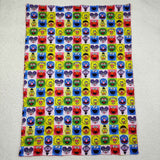 BL0196 Cartoon Biscuit Red Baby Newborn Blanket