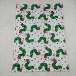 BL0202 Caterpillar Green Baby Newborn Blanket