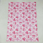 BL0206 Coquette Bows Pink Baby Newborn Blanket