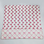 US Warehouse BL0209 Cute Pink Bows Plush Baby Newborn Blanket