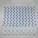 US Warehouse BL0210 Cute Blue Bows Plush Baby Newborn Blanket