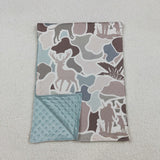 BL0212 Camo Elk Hunting Baby Newborn Blanket