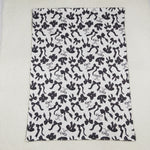 BL0217 Halloween Black Bows Baby Newborn Blanket