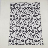 BL0217 Halloween Black Bows Baby Newborn Blanket