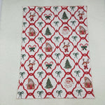 BL0219 Christmas Santa Trees Baby Newborn Blanket