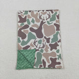 BL0226 Hunting Camo Elk Baby Newborn Blanket