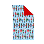 Preorder 10.06 MOQ 5 pcs BL0228 Christmas Soldier Blue Baby Newborn Blanket