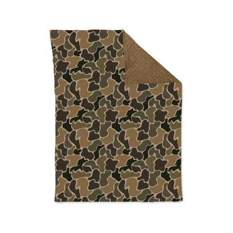 Preorder 12.01 BL0231 Hunting Camo Baby Newborn Blanket