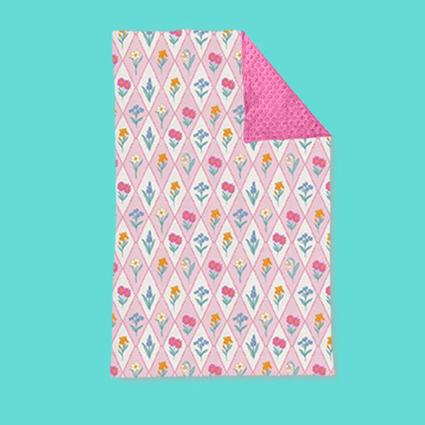 Preorder 12.11 MOQ 5 pcs BL0233 Garden Flower Baby Newborn Blanket