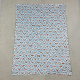 BL0267 Snowman Blue Color Baby Newborn Blanket