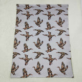 BL0288 Mallard Ducks Camo Green Baby Newborn Blanket