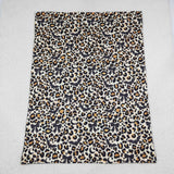 BL0290 Halloween Bat Leopard Black Baby Newborn Blanket
