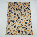 BL0292 Fall Pumpkin Duck Hunting Orange Baby Newborn Blanket