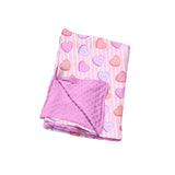 Preorder MOQ 5 pcs Each Style Valentine's Love Stripe Pink Purple Kids Matching Clothes