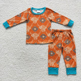 BLP0206 Western Cow Boy's Pajamas Set