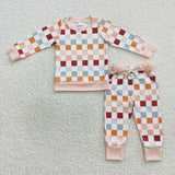 SALE BLP0306 Fall Plaid Boy's Set