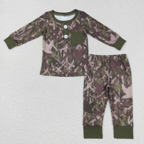 BLP0326 Mallard Camo Pajamas Set