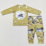 SALE BLP0338 Fish Green Boy Set