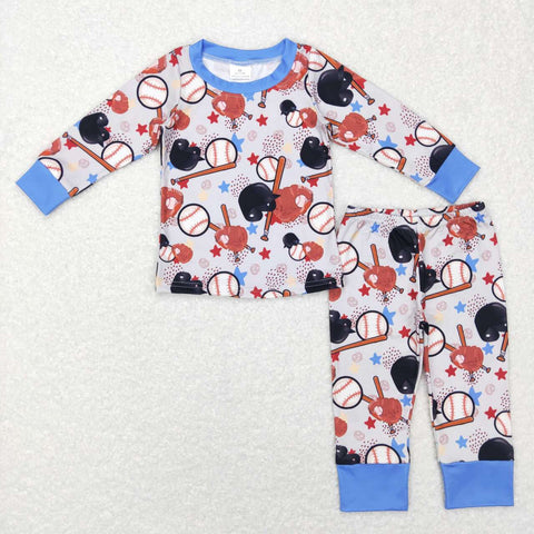 BLP0418 Baseball Boy Pajamas Set